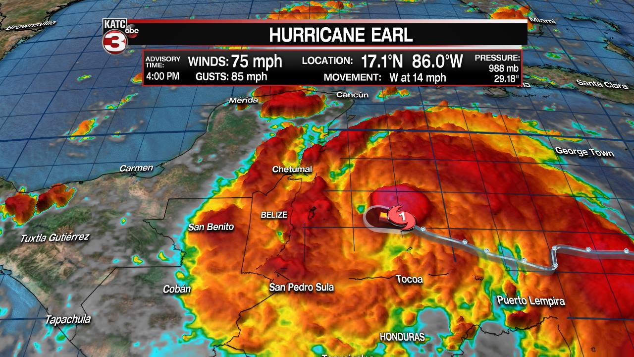 Hurricane Earl Has Now Formed - KATC.com | Continuous News Coverage ...